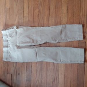 Violets and Roses Khaki Skinny Pants, Size 4/27